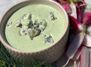 Green Goddess Dip with Bay Blue