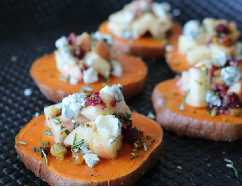 Bay Blue Sweet Potato Rounds
