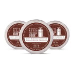 Three containers of Point Reyes Truffle Brie on a white background
