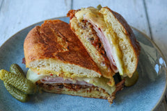 cubano sandwich on a plate