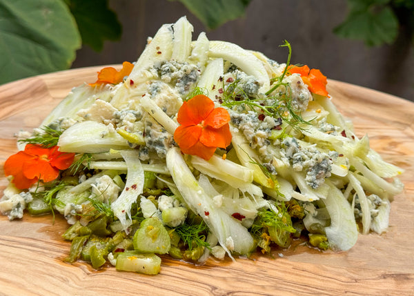 Fennel and Olive Salad with Fennel Blue