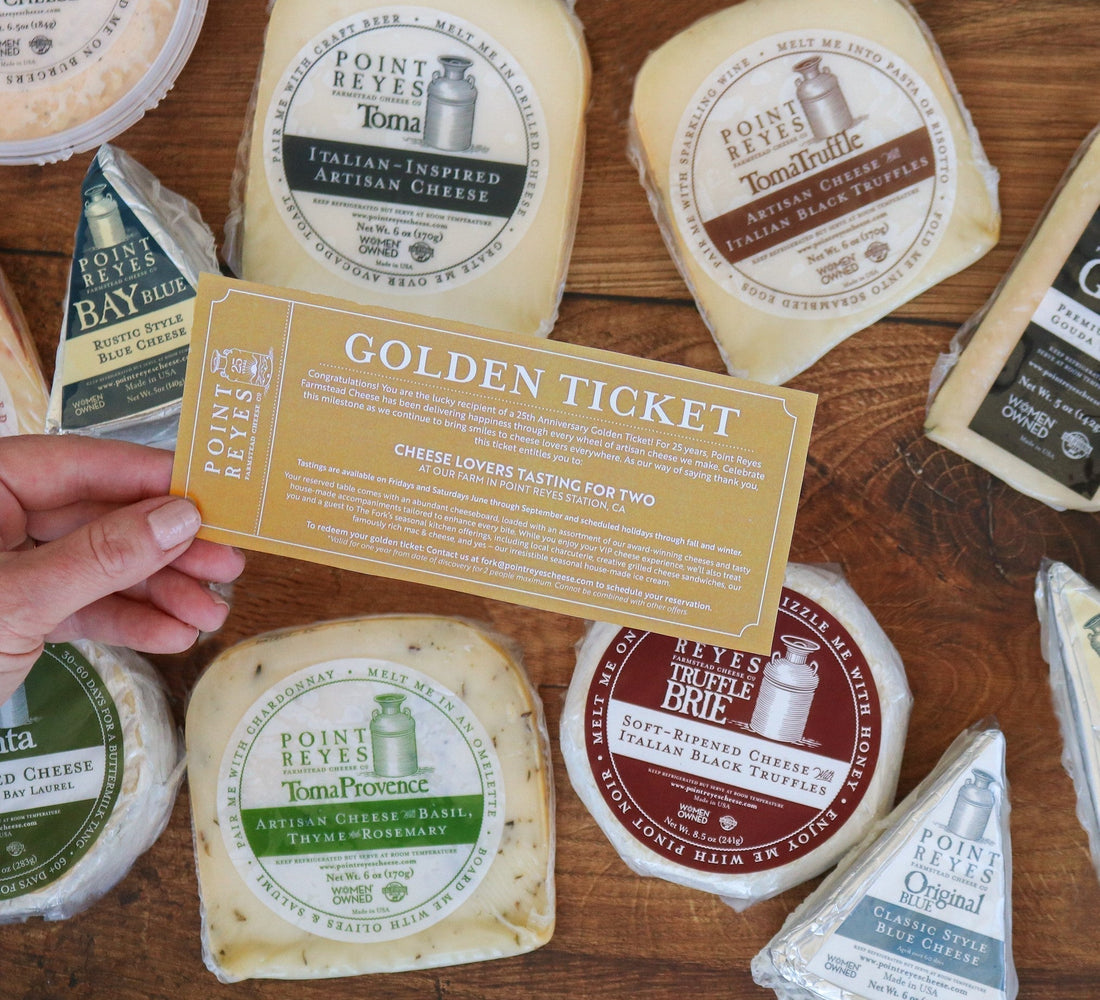 cheese wedges with Golden Ticket contest