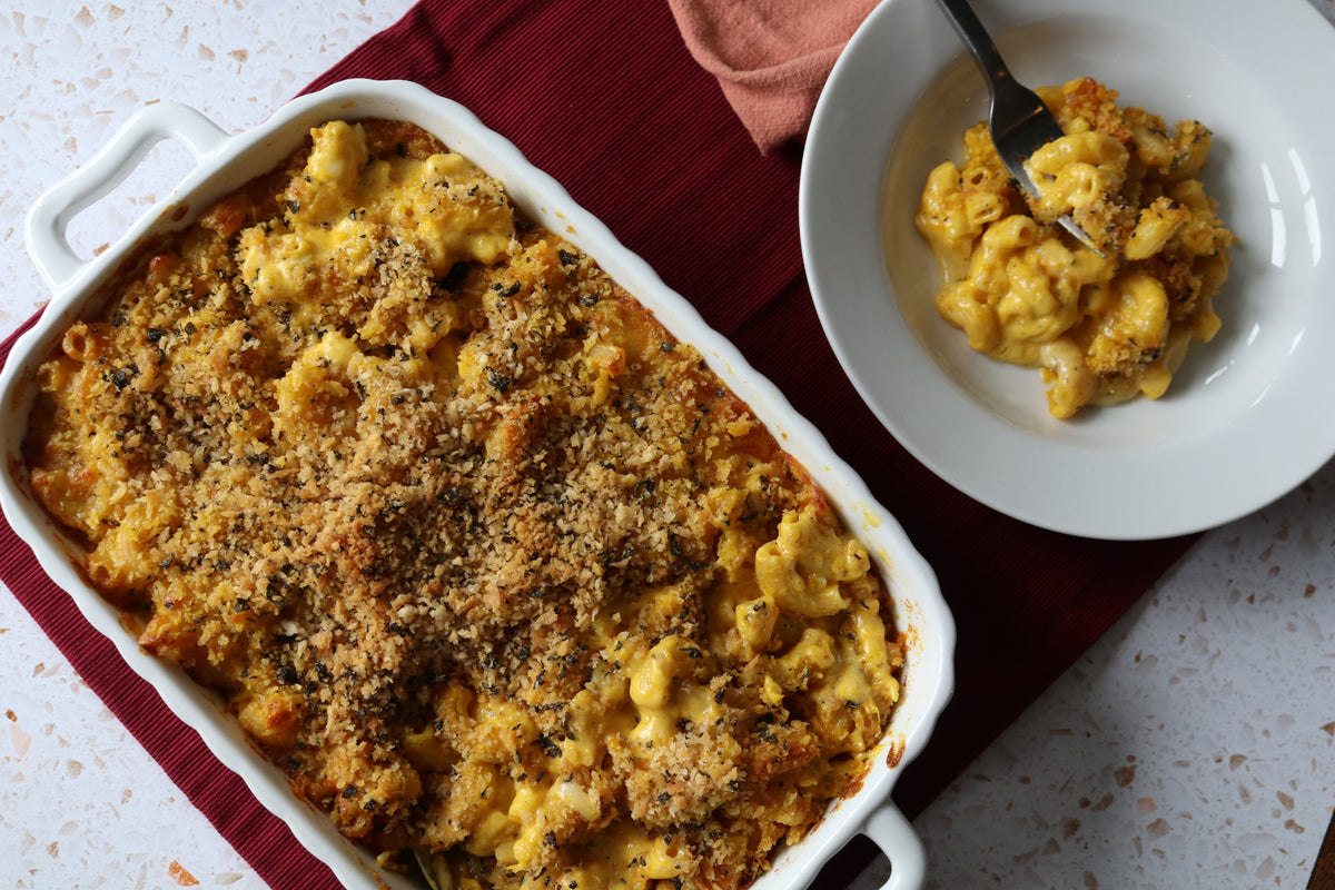 Pumpkin TomaProvence Mac and Cheese