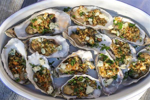 original blue baked oysters