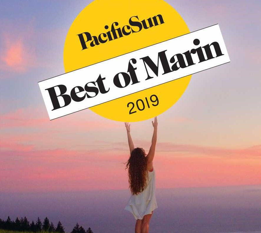 Cover of the magazine Pacific Sun  for the Best of Marin 2019 edition