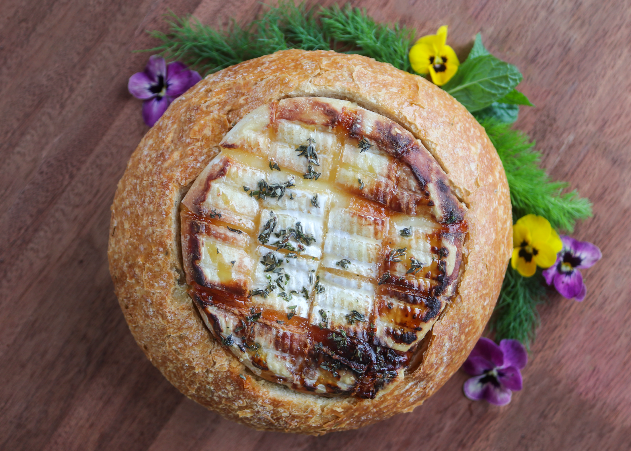 Baked Truffle Brie Bread Bowl with Truffle Honey – Point Reyes ...