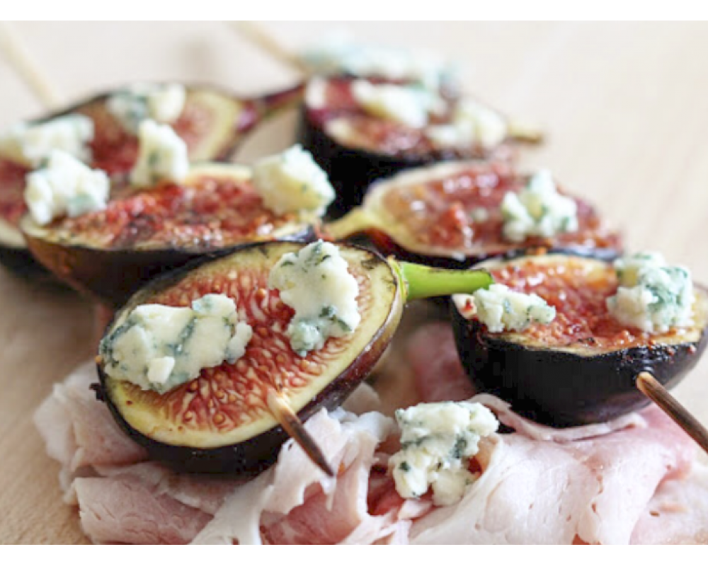 Fig Brochettes with Original Blue & Prosciutto – Point Reyes Farmstead ...