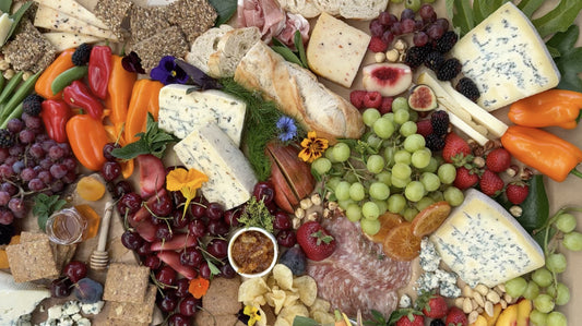 colorful charcuterie board