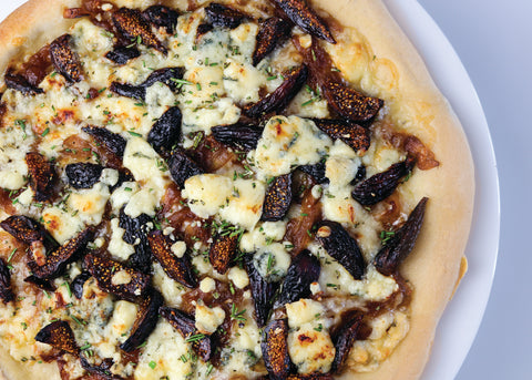 Balsamic Onion, Fig and Original Blue Pizza