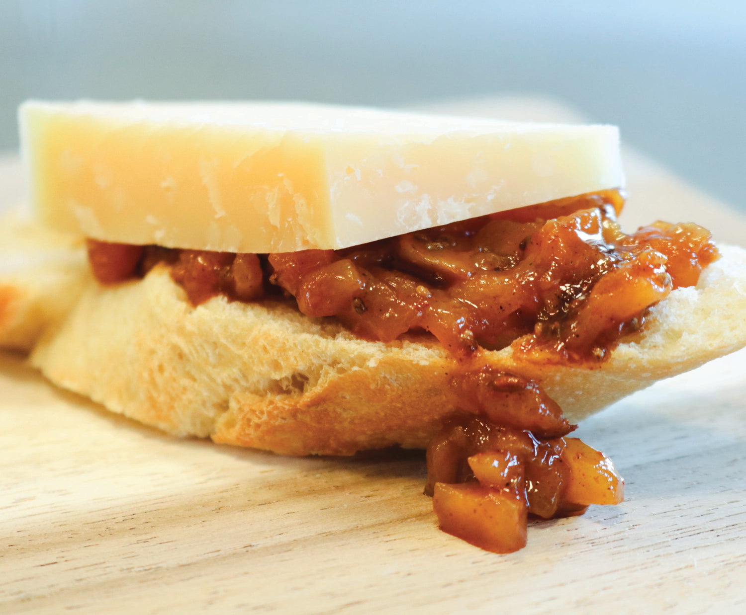 Stonefruit Chutney with Point Reyes Aged Gouda Point Reyes Farmstead