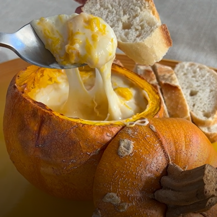 Quinta-Filled Baked Pumpkin