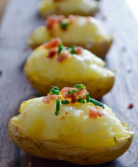 Twice-Baked Fingerling Potatoes with Point Reyes Toma 