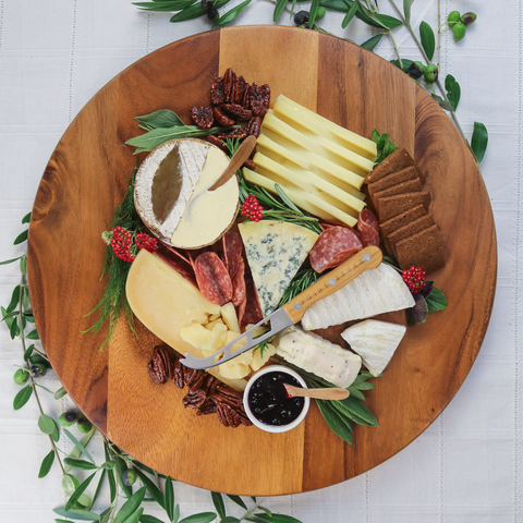 Product: Celebration Collection cheese gift pack on board